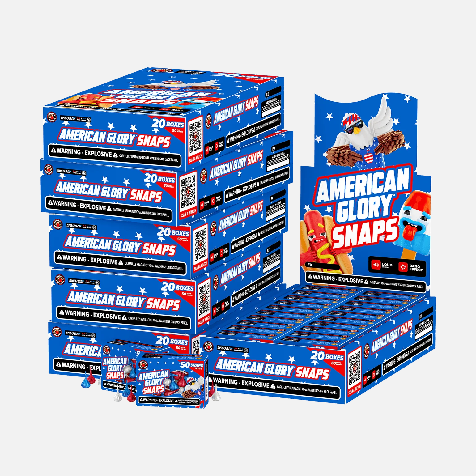 American Glory® Snaps - Display Box - Image 3