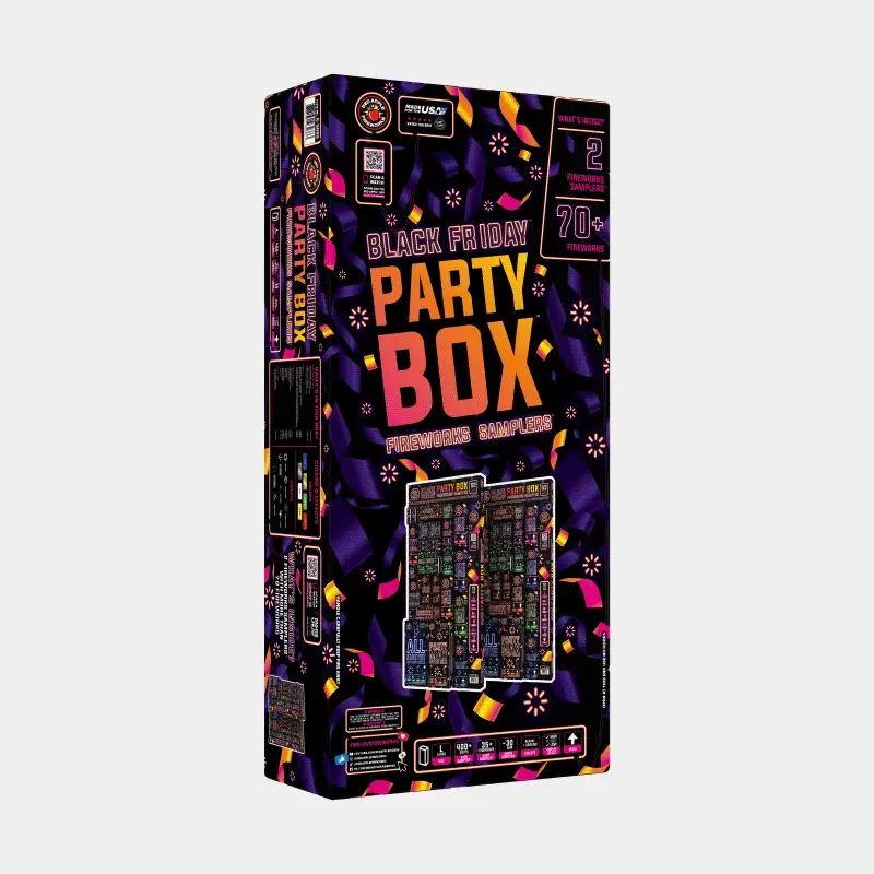 Black Friday Party Box 400 Shot Fireworks Samplers® - Image 3