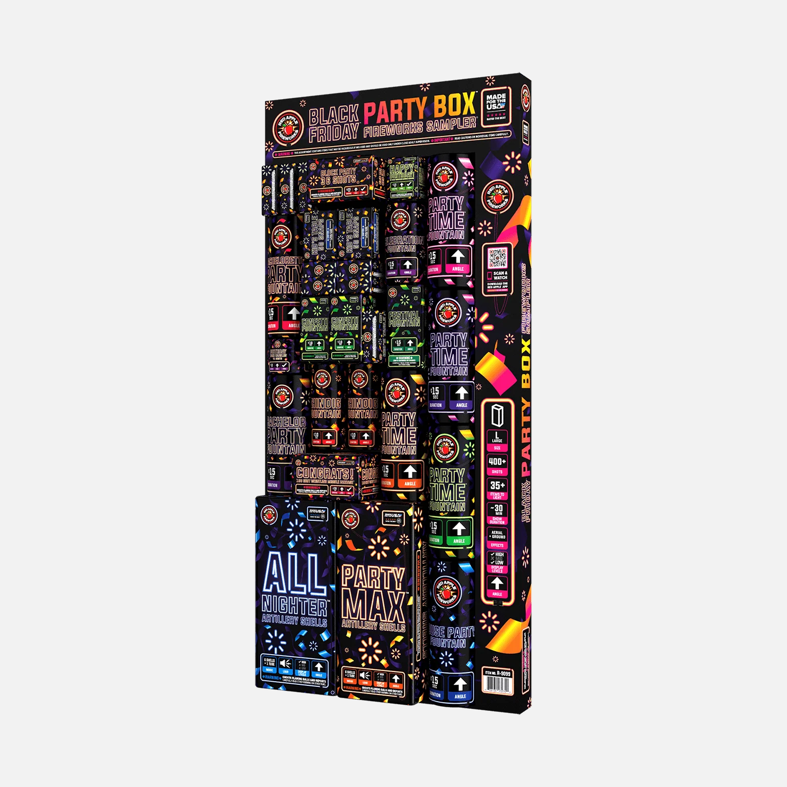 Black Friday Party Box 400 Shot Fireworks Samplers® - Image 5