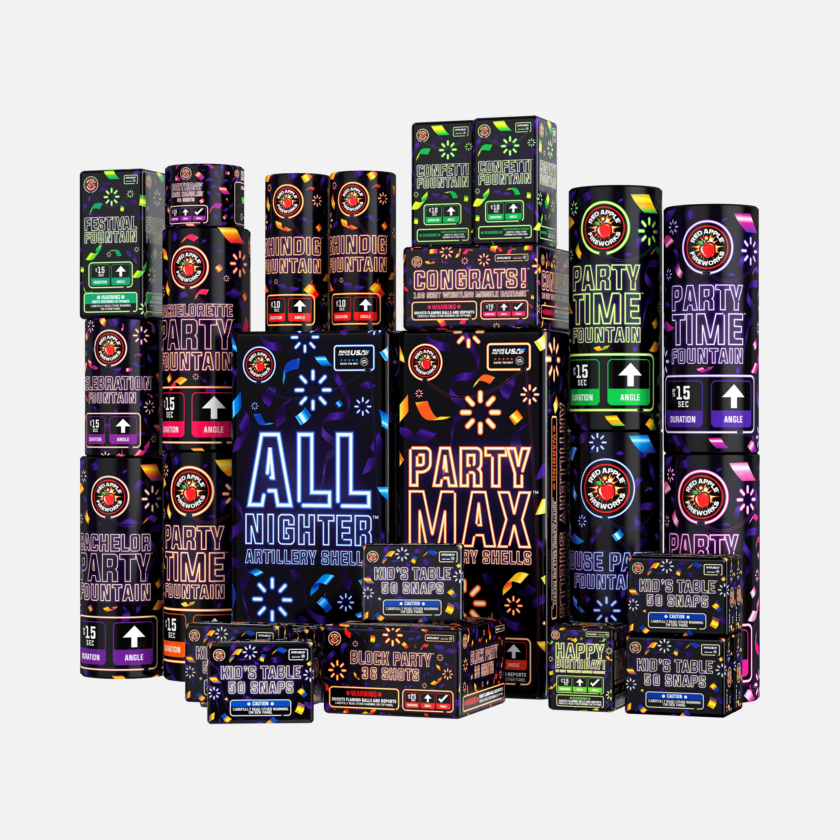 Black Friday Party Box 400 Shot Fireworks Samplers® - Image 6