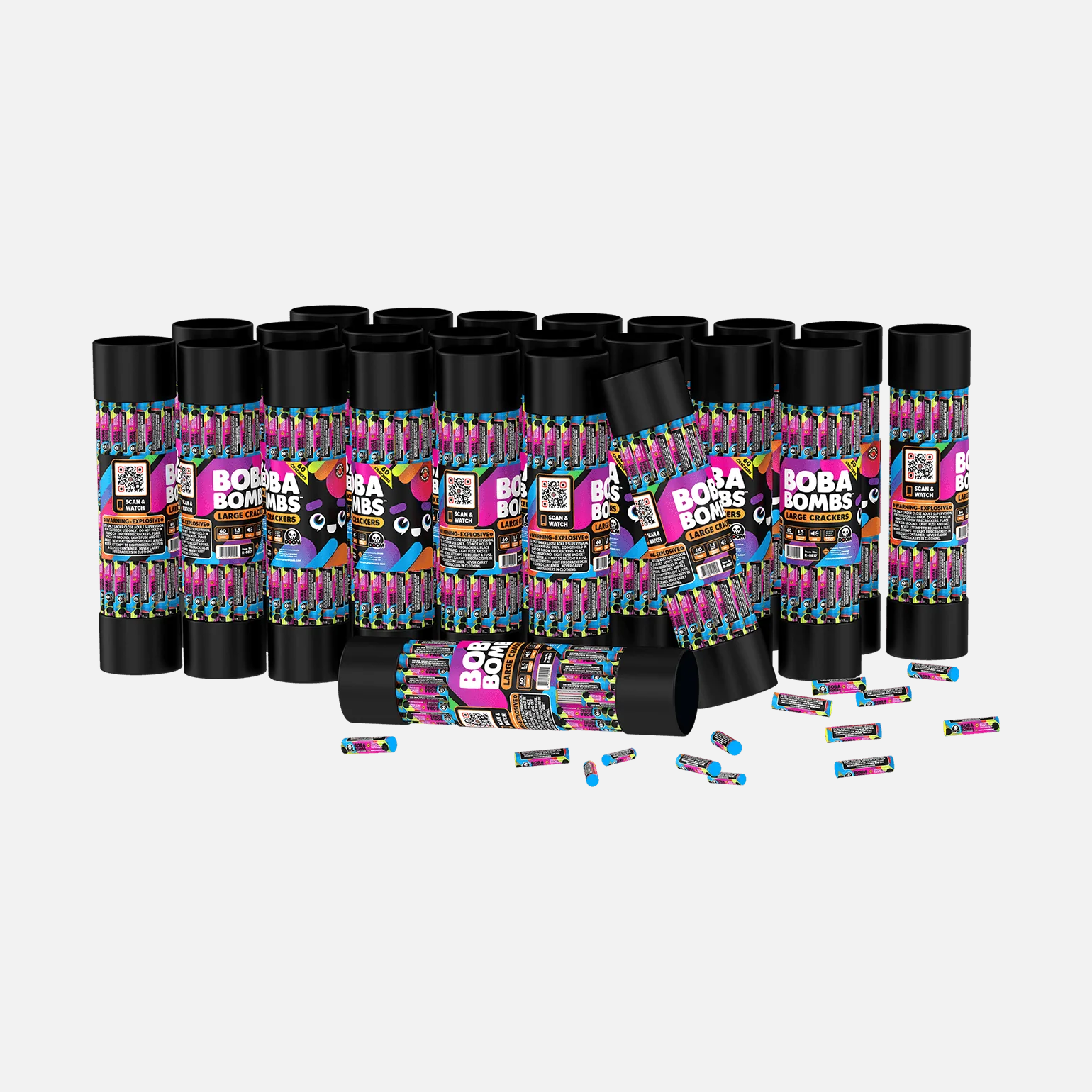 Boba-Bombs™ 60 Shot M-1000 Cracker Pipe Style - Image 4