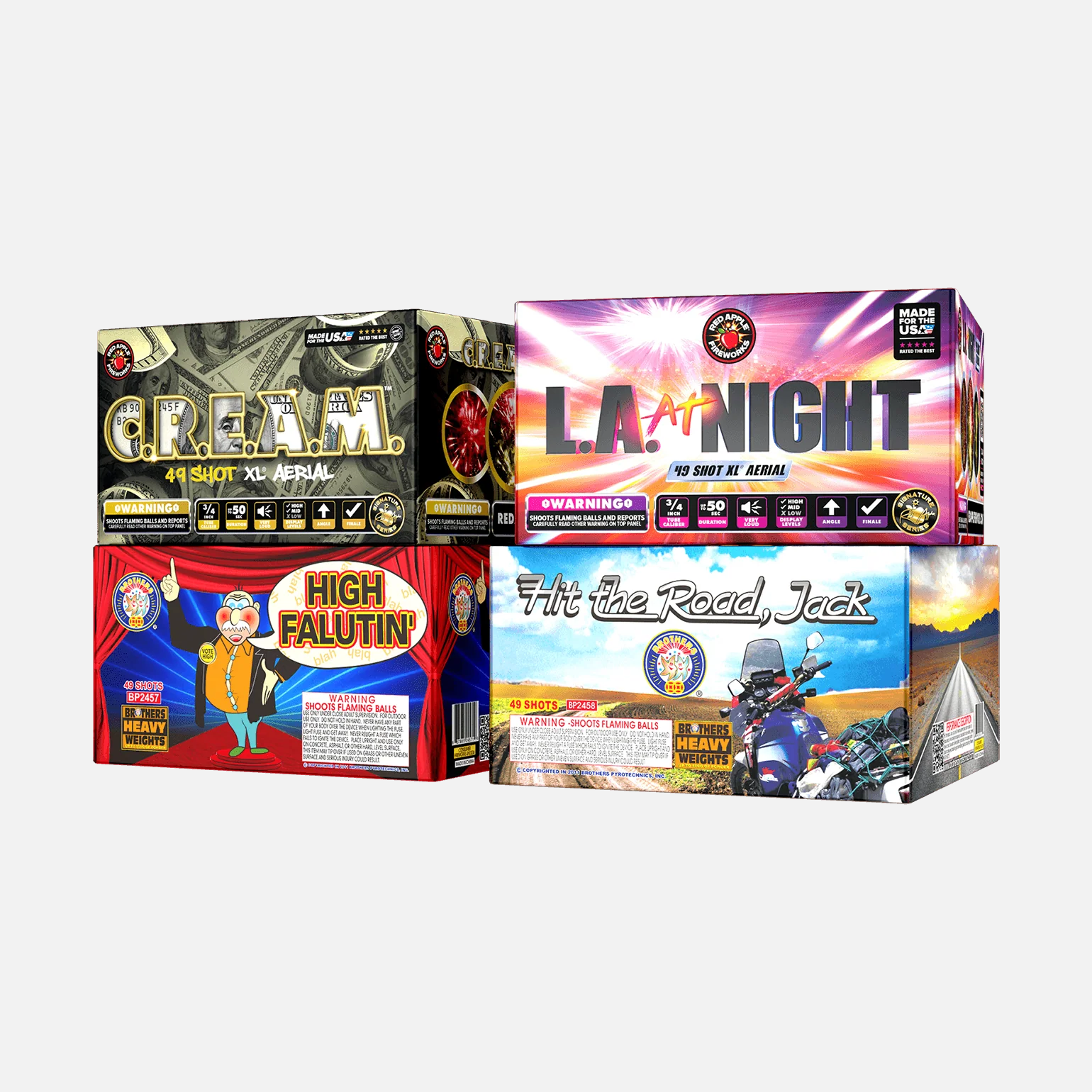 Cash Money™ 196 Shots XL® Aerial Finale Set® by Brothers - Image 4