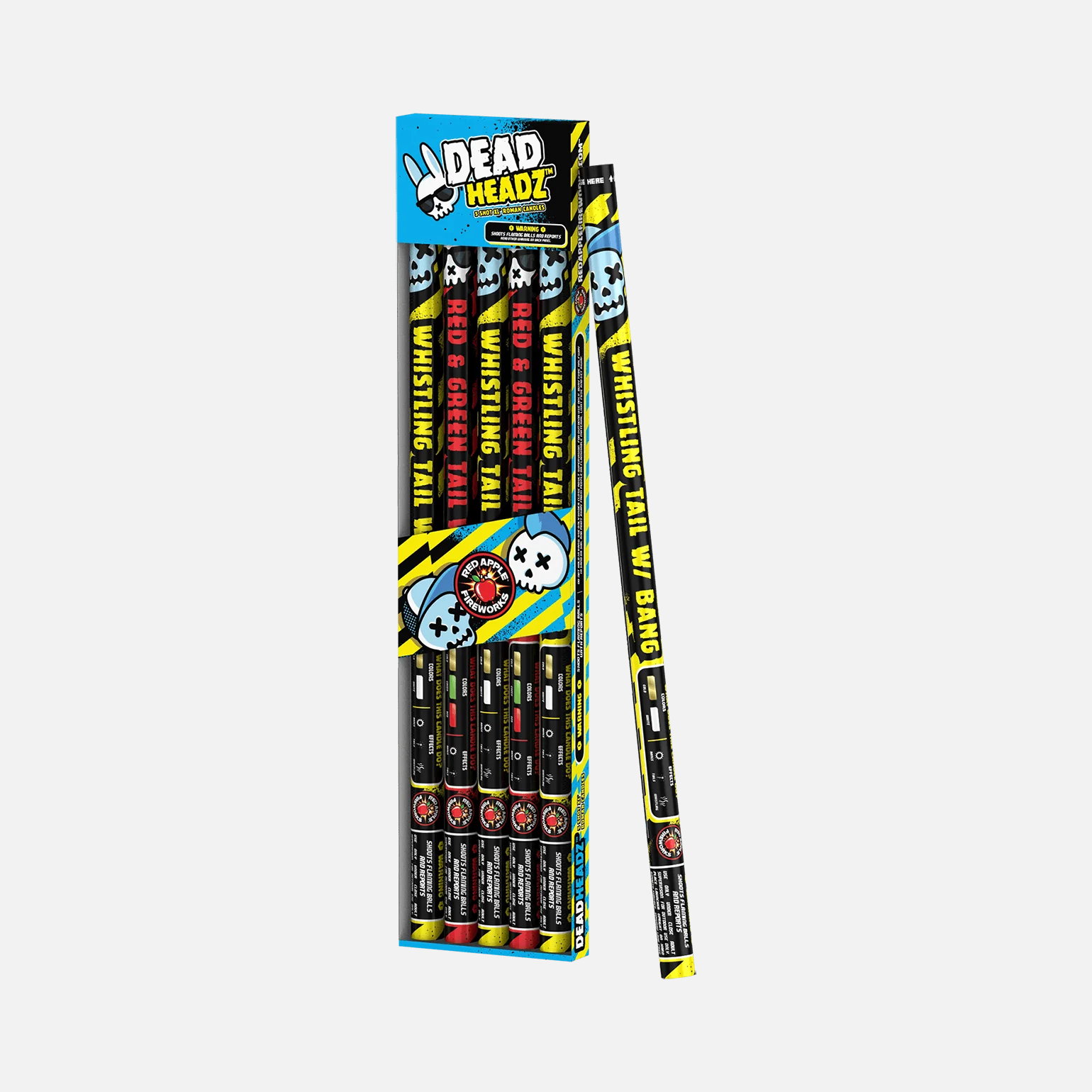 Dead Headz™ 5-Shots XL® Roman Candles - Image 5