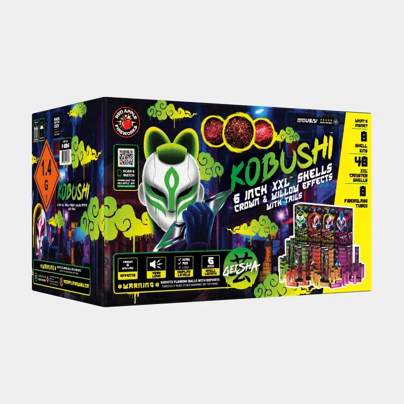 Kobushi™ 6 Shot 6-Inch XXL™ Canister Shells - Image 3