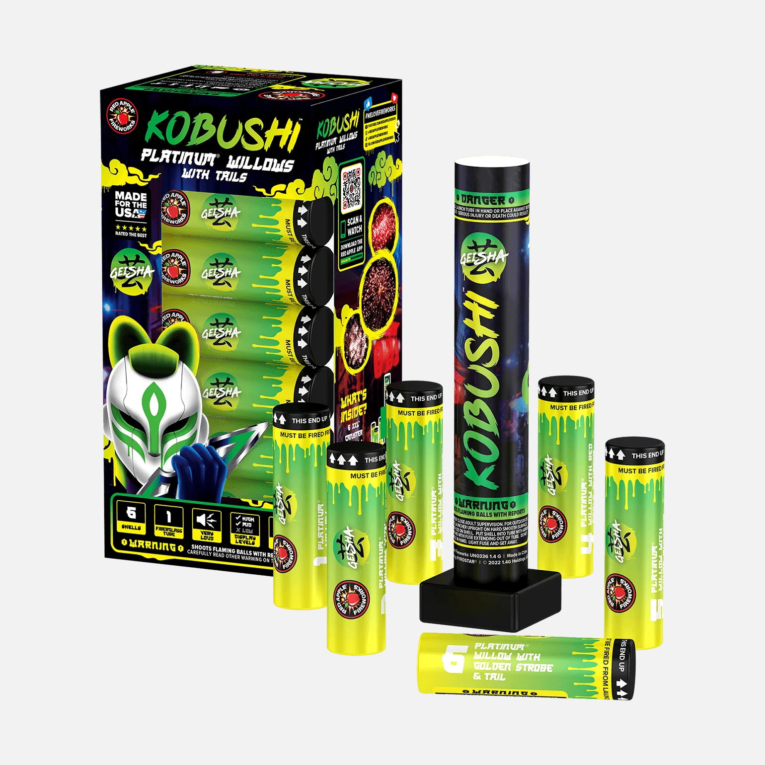 Kobushi™ 6 Shot 6-Inch XXL™ Canister Shells - Image 5