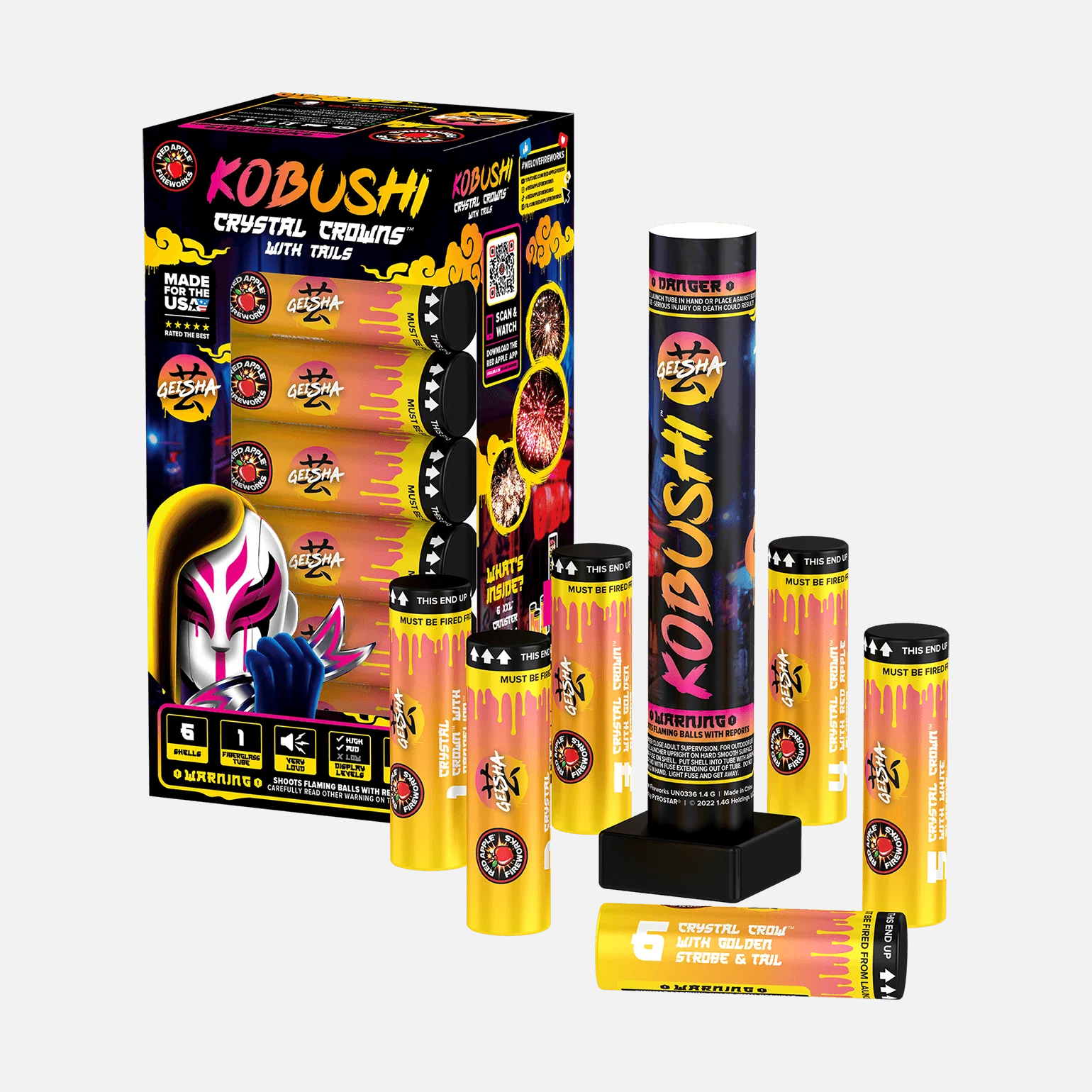 Kobushi™ 6 Shot 6-Inch XXL™ Canister Shells - Image 7