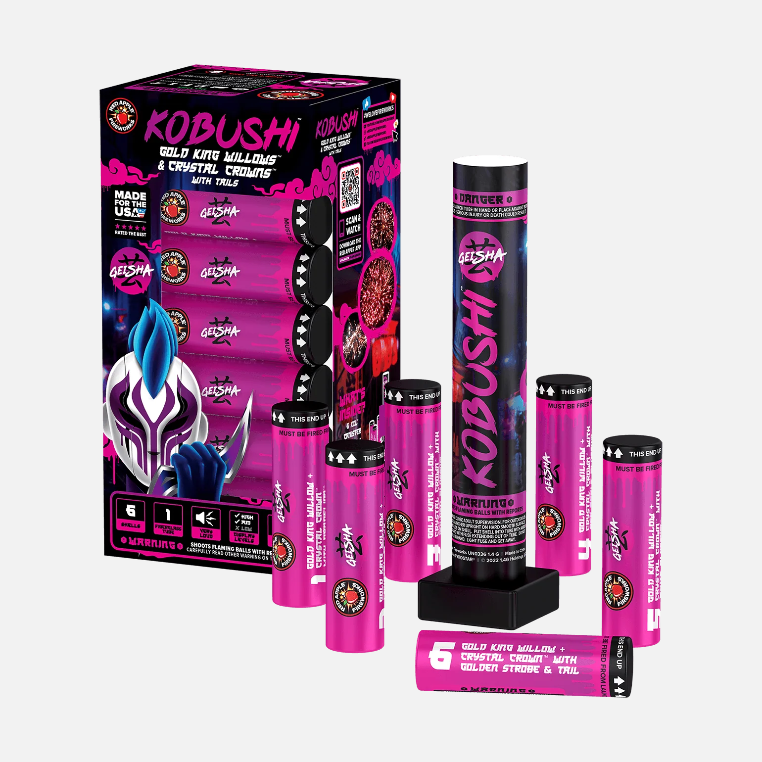 Kobushi™ 6 Shot 6-Inch XXL™ Canister Shells - Image 8