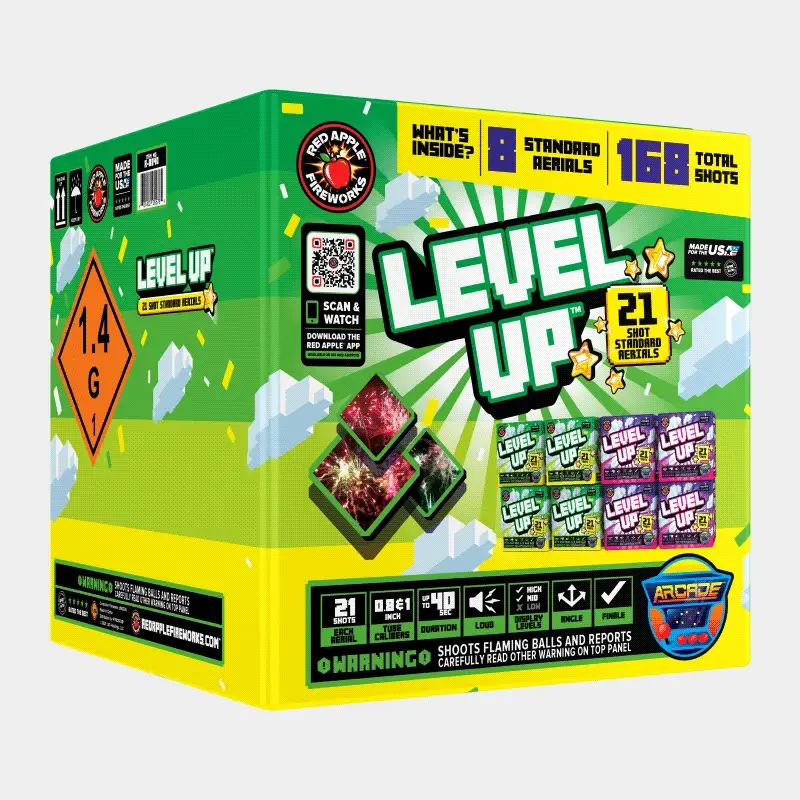 Level Up™ 21 Shots Standard Aerials - Image 3