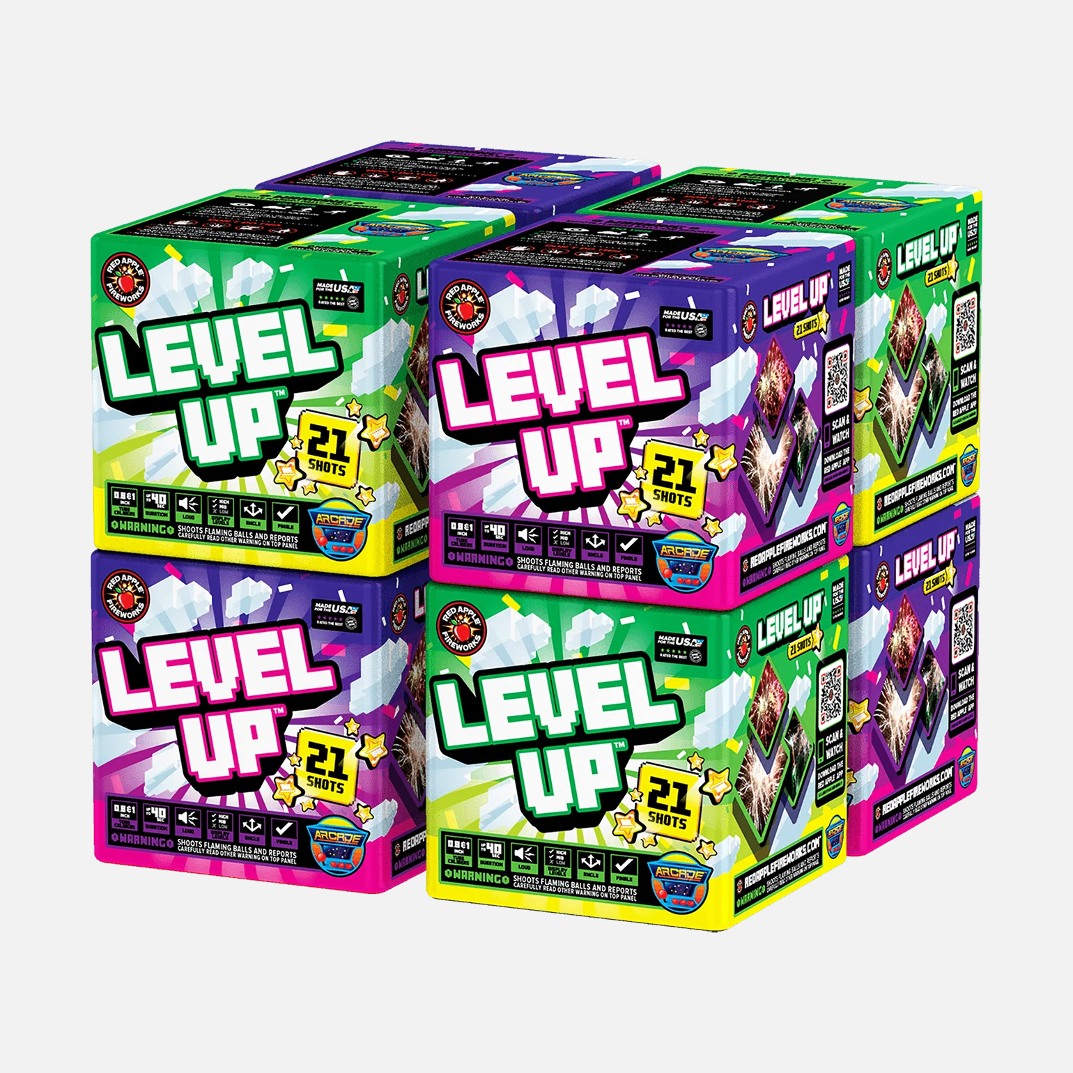 Level Up™ 21 Shots Standard Aerials - Image 4