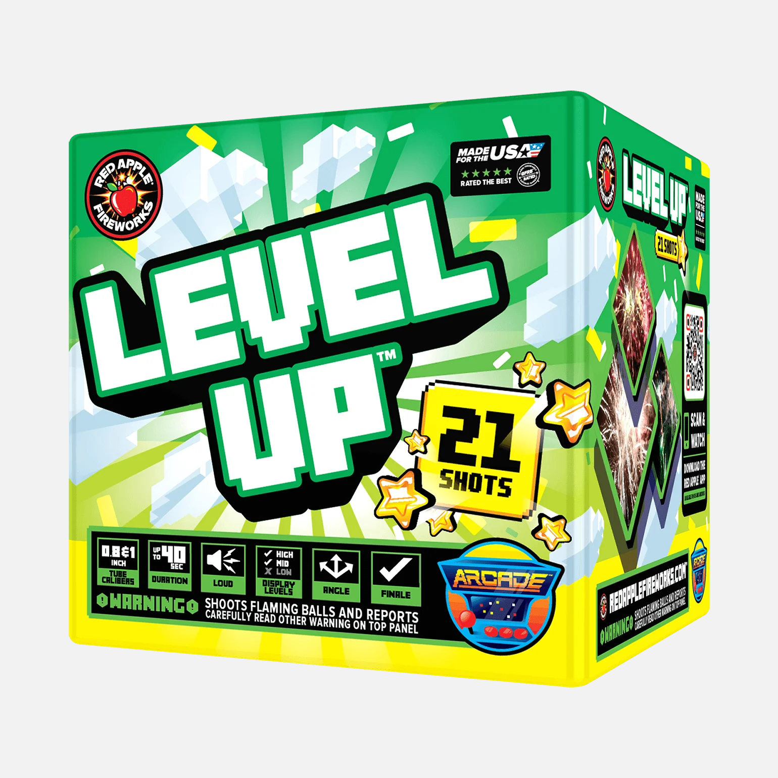 Level Up™ 21 Shots Standard Aerials - Image 5