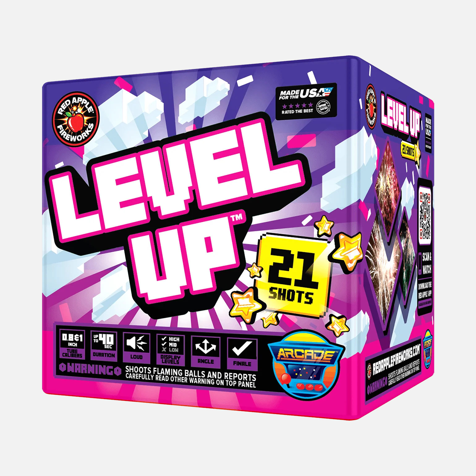 Level Up™ 21 Shots Standard Aerials - Image 6