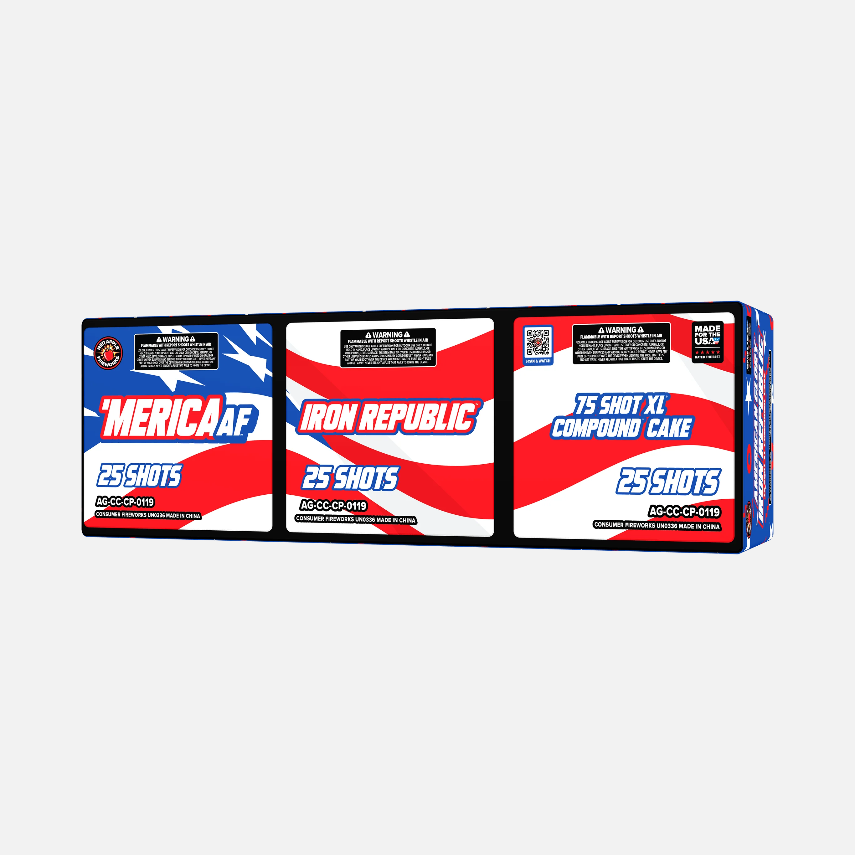 'MERICA AF™ Iron Republic™ 75 Shot XL® Compound™ Cake - Image 3