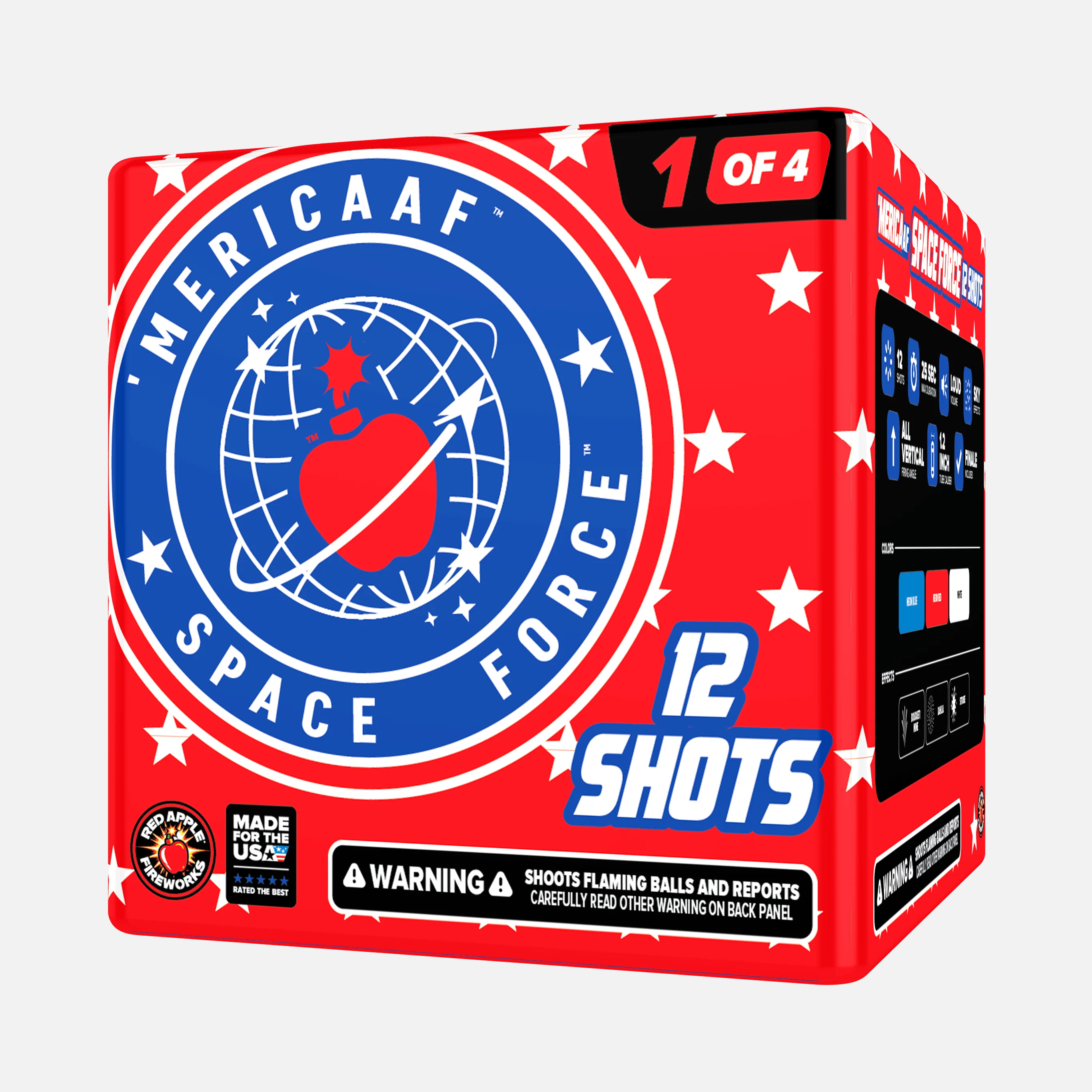 'MERICA AF™ Space Force™ 48 Shots Standard Aerial Finale Sets® - Image 6