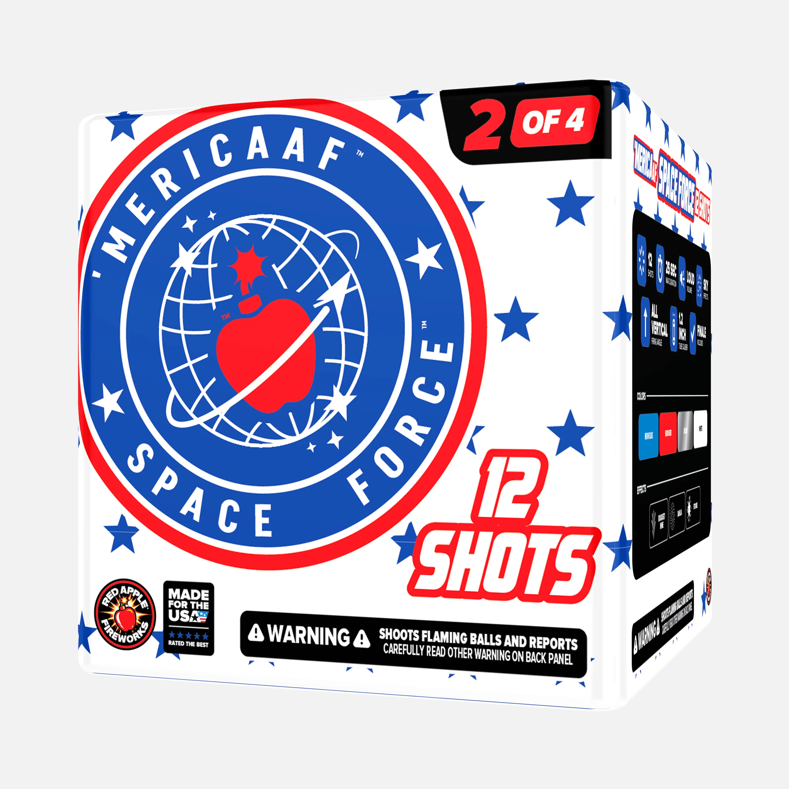 'MERICA AF™ Space Force™ 48 Shots Standard Aerial Finale Sets® - Image 7