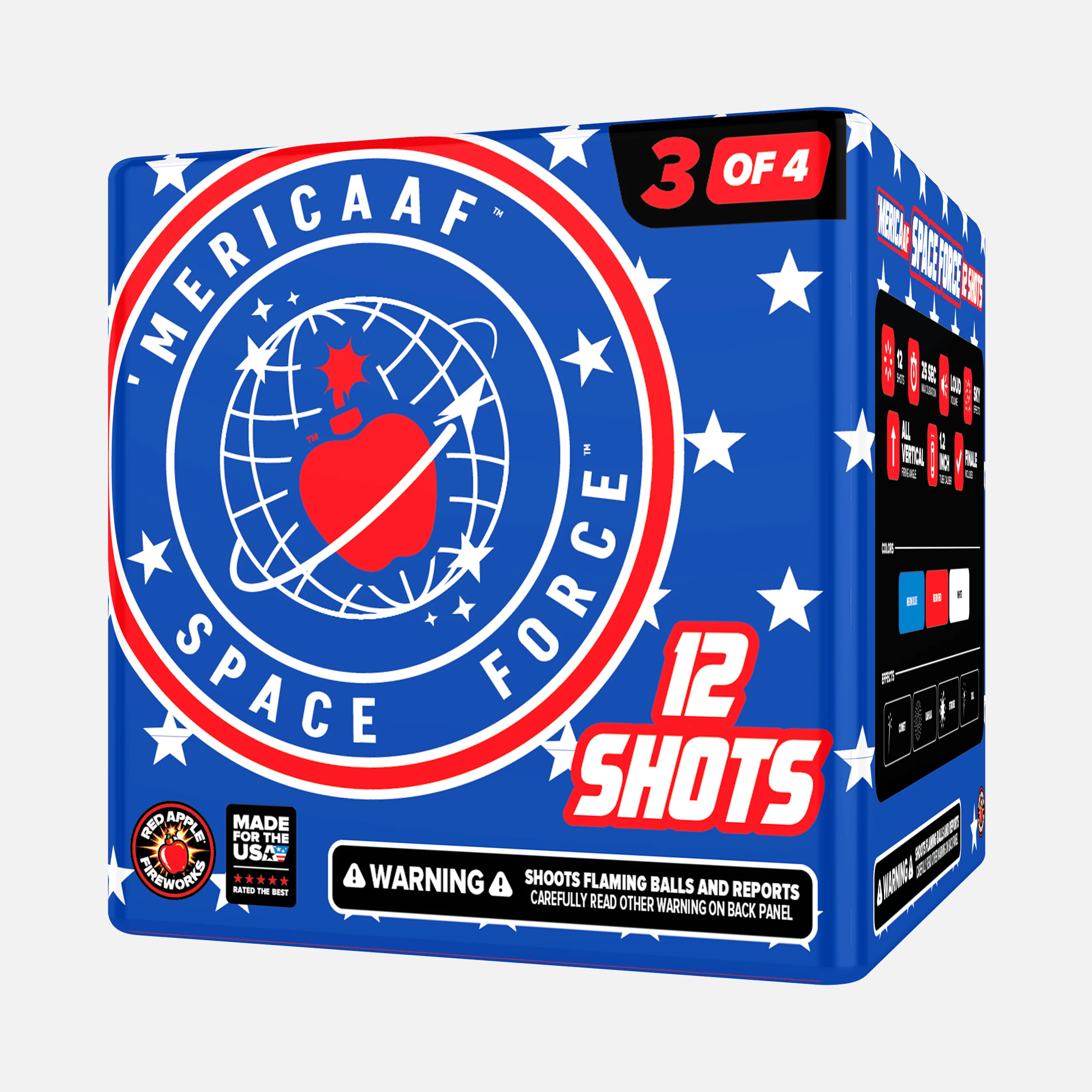 'MERICA AF™ Space Force™ 48 Shots Standard Aerial Finale Sets® - Image 8