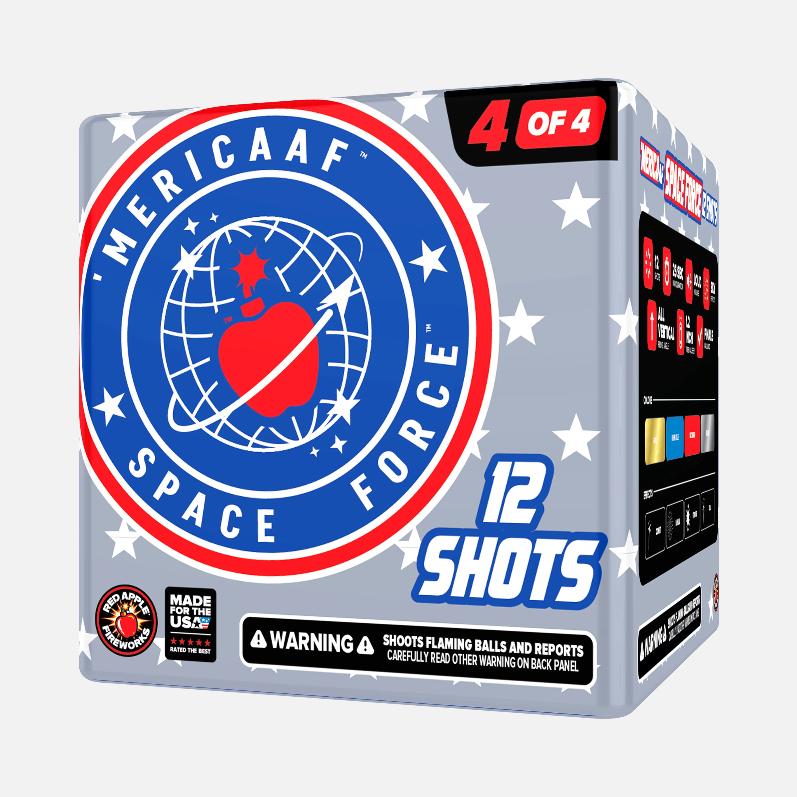 'MERICA AF™ Space Force™ 48 Shots Standard Aerial Finale Sets® - Image 9