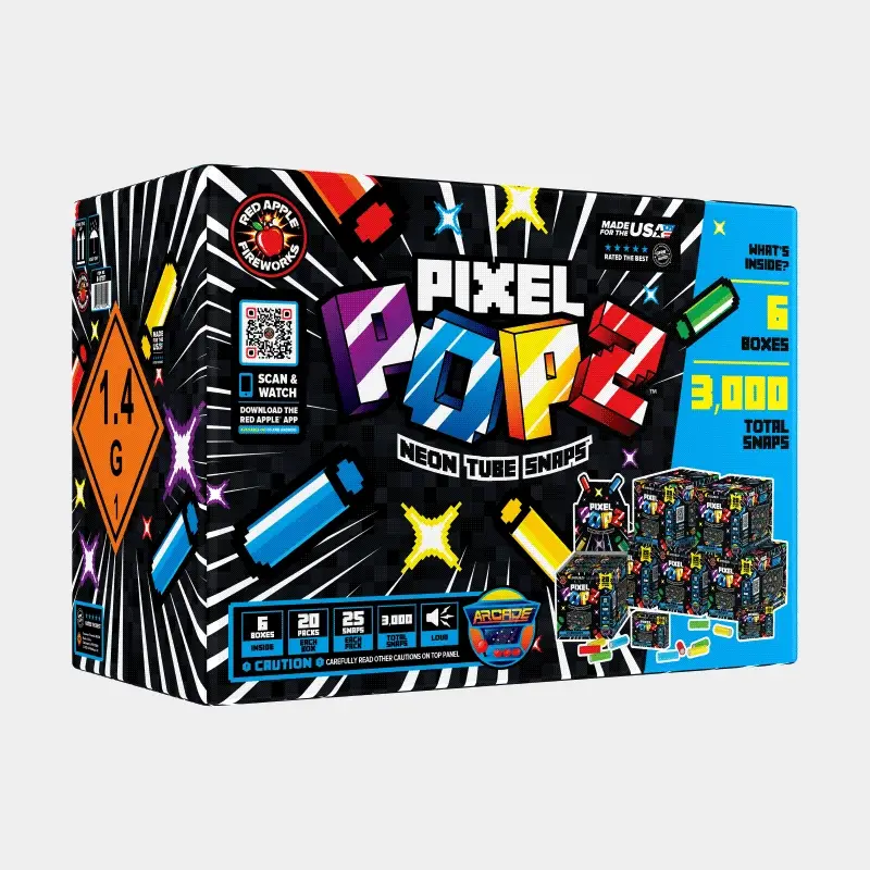 Pixel Popz™ Neon Tube Snaps - Image 3