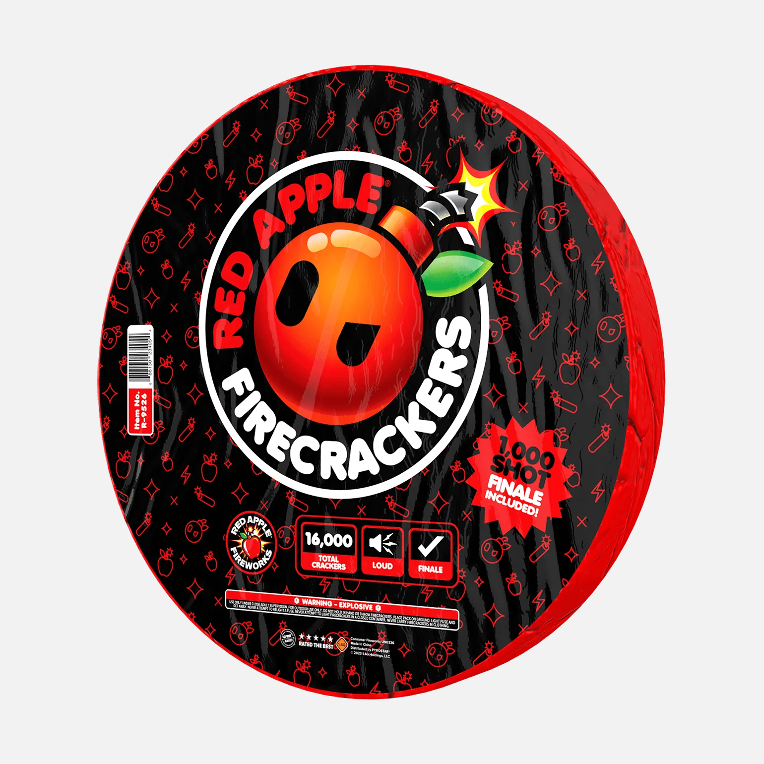 Red Apple® Bombs 16,000 Roll Flash Crackers with 1,000 Shot Finale - Image 4