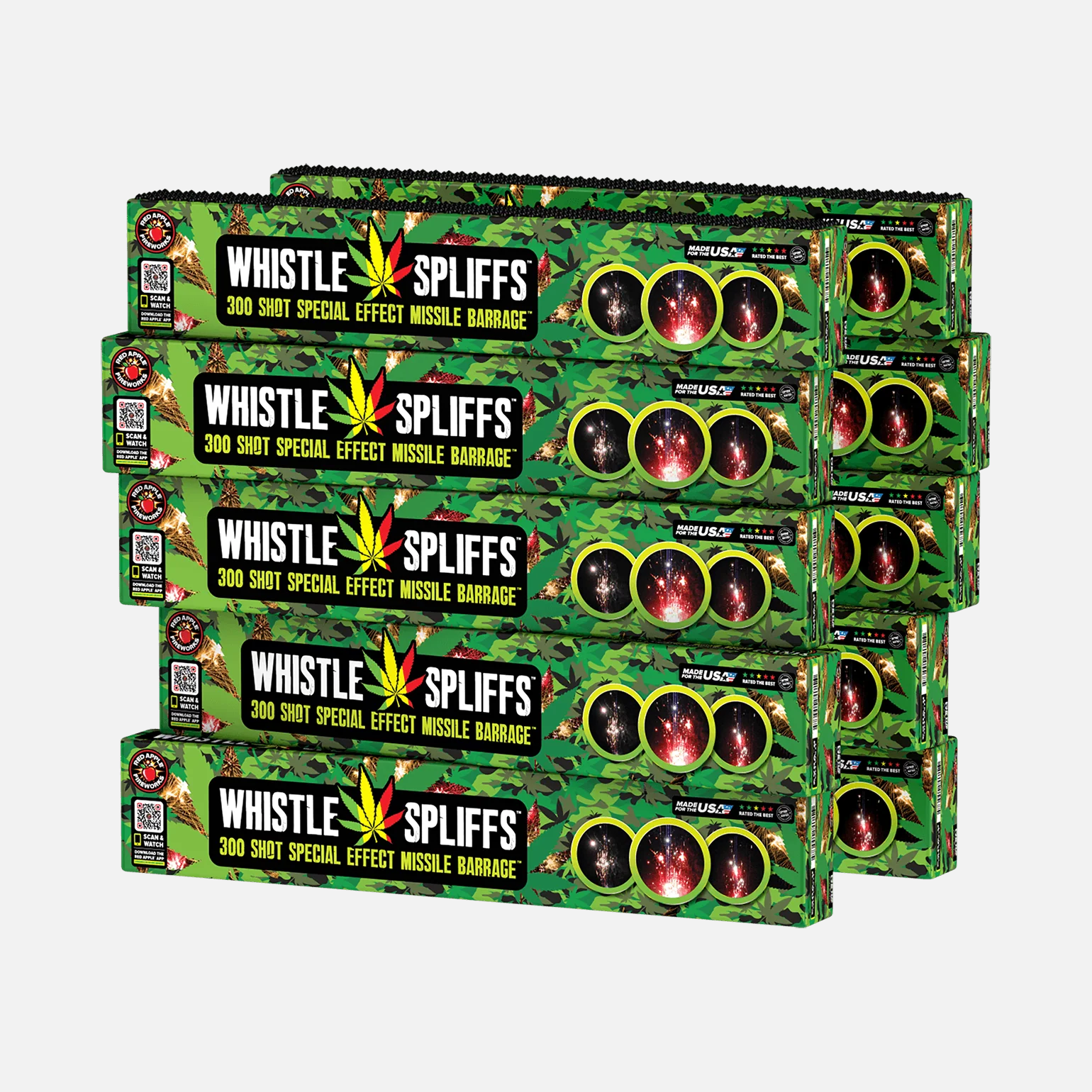 Whistle Spliffs™ 300 Shots Special Effect Missile Barrage™ - Image 4