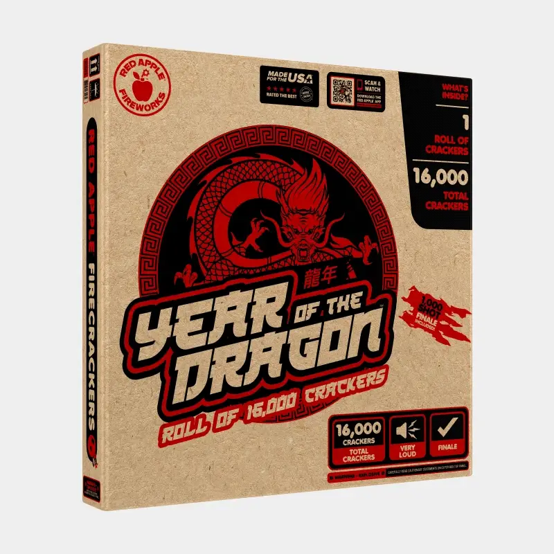Year of the Dragon™ Roll of 16,000 Firecrackers - Image 3